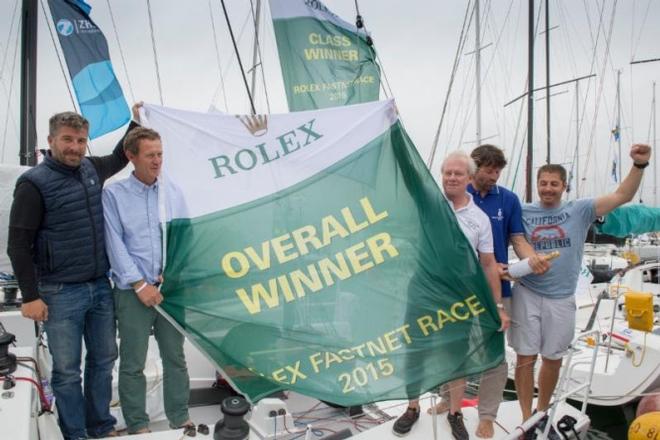 Géry Trentesaux's French JPK 10.80, Courrier Du Leon © Rolex/Kurt Arrigo Crew for the 46th Rolex Fastnet Race:  Aubry Arnaud, Antoine Carpentier, Géry Trentesaux, Jean Louis Couedel, Francois Lamiot, Pierre Ghewy,  Jean Pierre Nicol - 2015 Rolex Fastnet Race ©  Rolex/ Kurt Arrigo http://www.regattanews.com